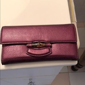 Gucci wallet. Purple